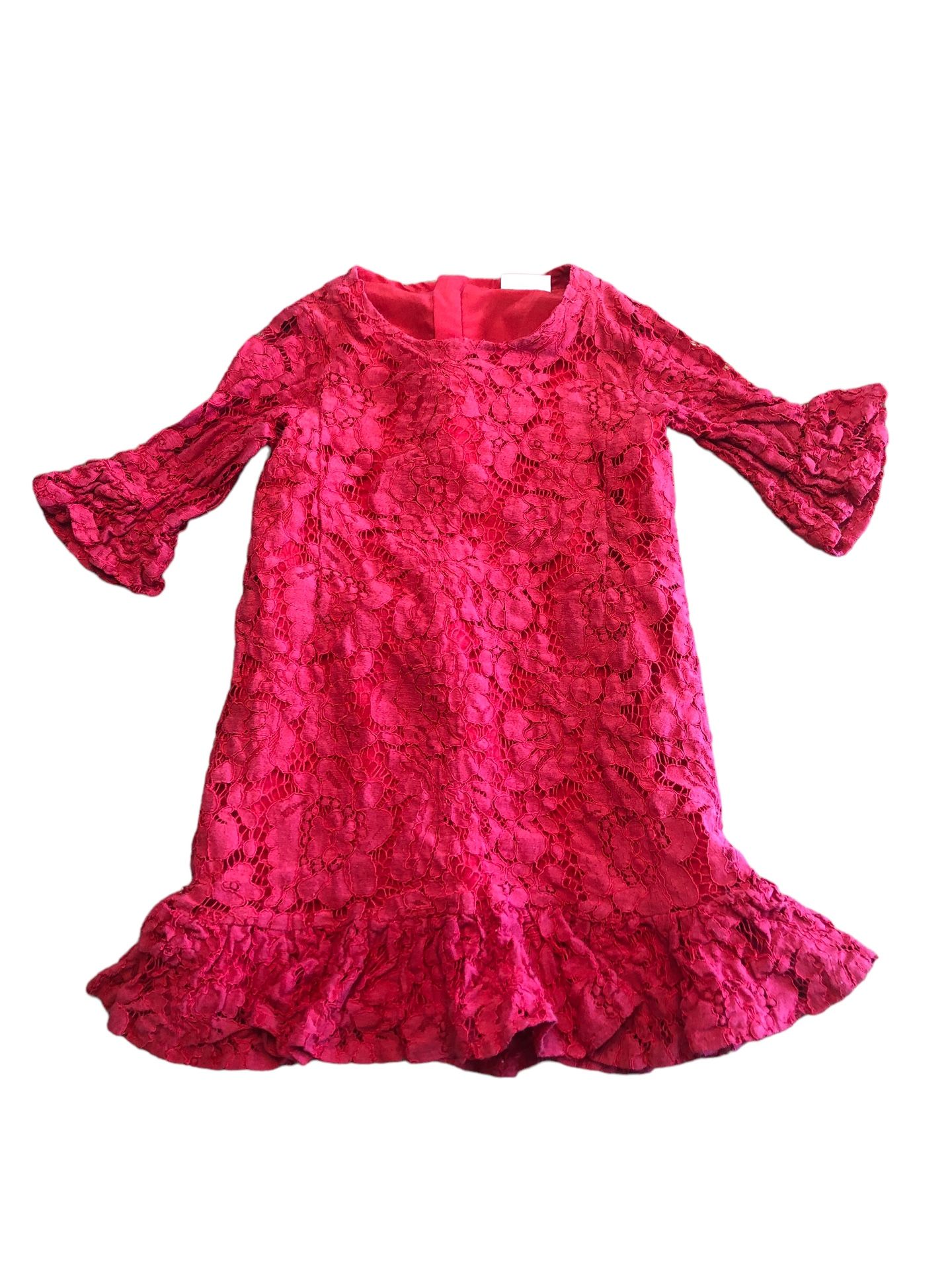 EUC 3T Boutique Lace Bell Sleeve Dress