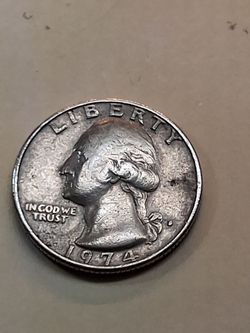 1974 D MINT QUARTER WITH MULTIPLE ERRORS