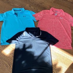 Youth large Dry-fit Polos - $10