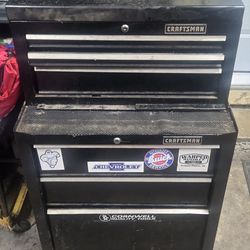 27in Craftsman toolbox WITH TOOLS