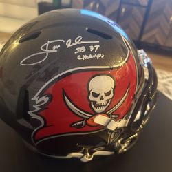 John Gruden Signed Helmet