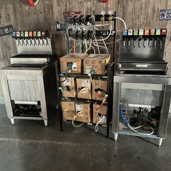 Valve Lancer Soda Fountain, complete rack system and soda wand