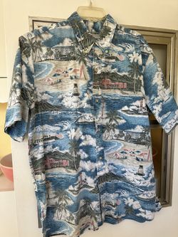 Collectible Vintage Reyn Spooner XL Pearl Harbor 75th Anniversary Hawaiian Shirt Made in Hawaii