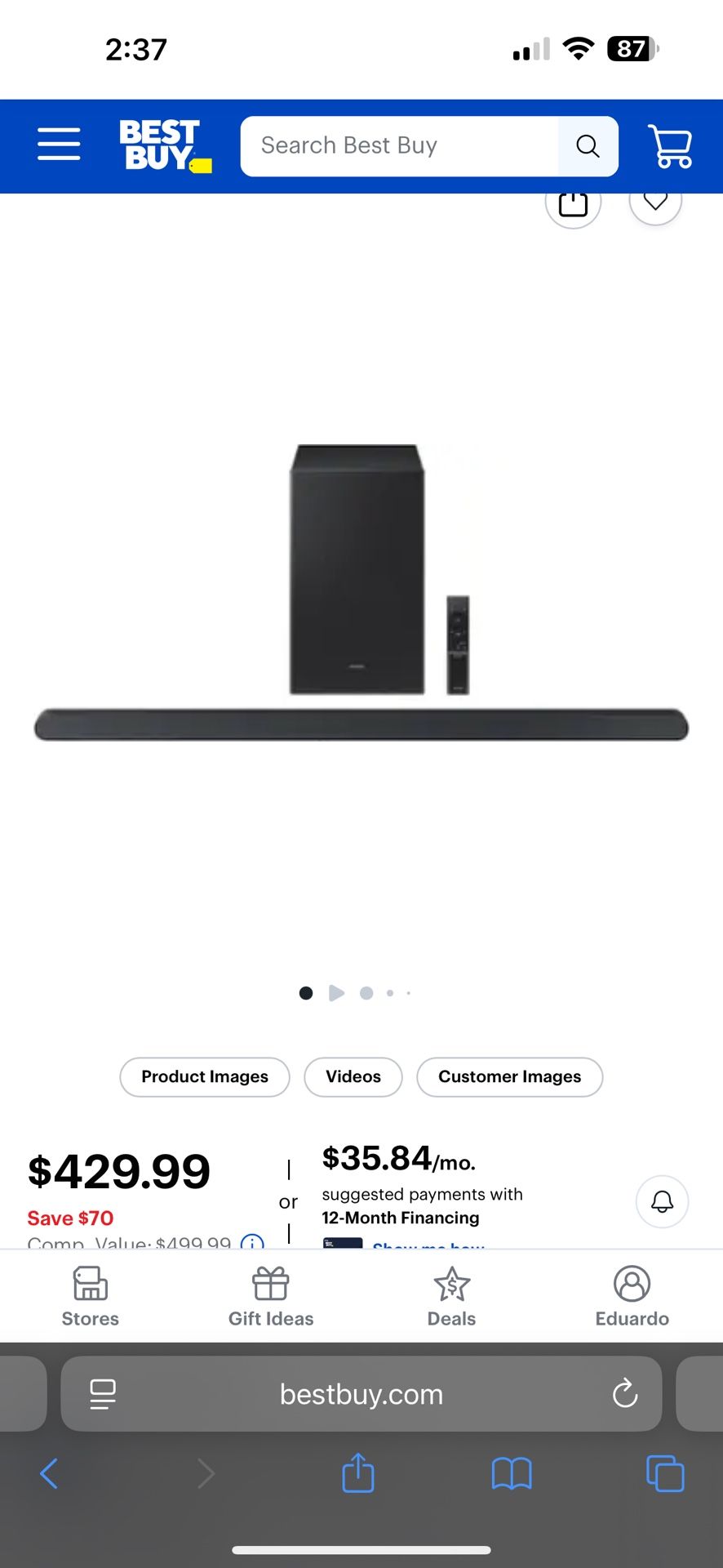 Samsung Sound Bar S700D