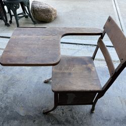 Antique School Desk