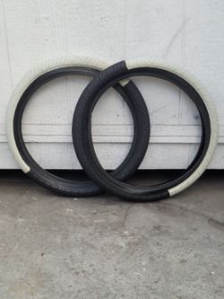 Salt Plus Bmx Tires 20" White Black