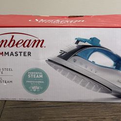New Sunbeam Turbo Steam Clothing Iron 1400W 