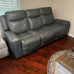 Leather Sofa And Recliner-  $1200 