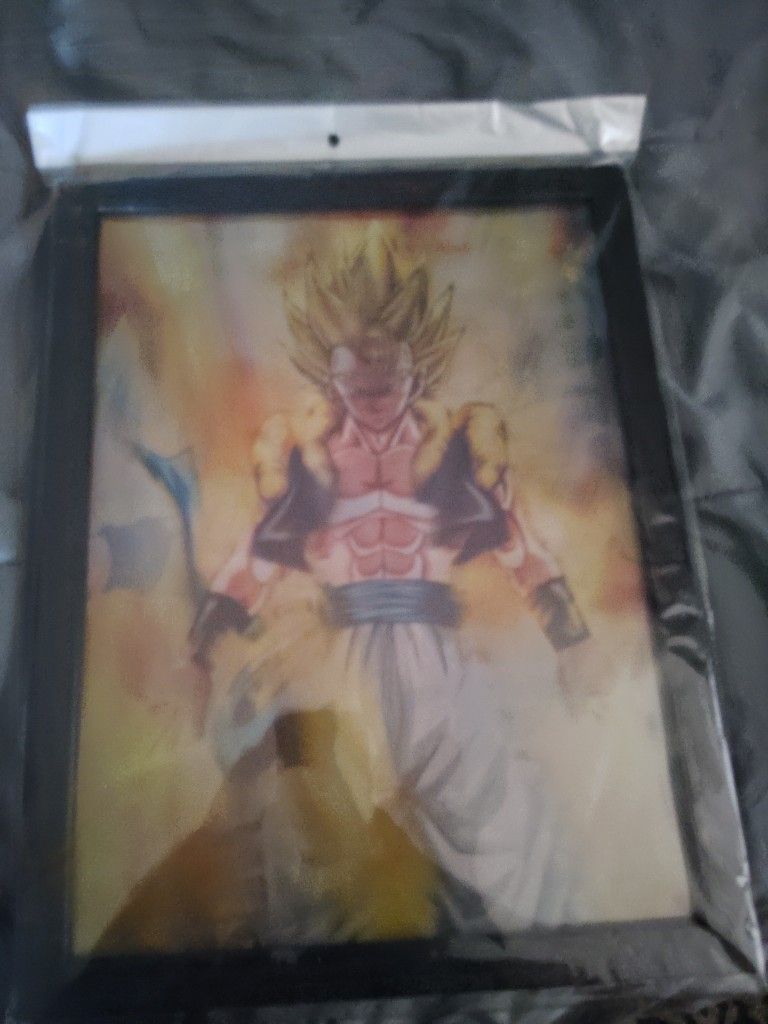Goku / Vegeta Fusion Holographic Frame