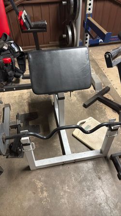 Used preacher bench