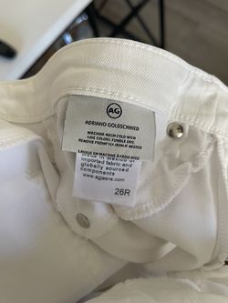 AG Adriano Goldschmied White Skinny Jeans – Size 26R