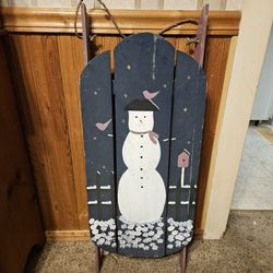 Vintage Decorative Sled