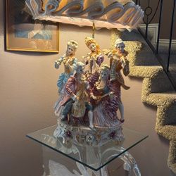 HUGE CAPODIMONTE LAMP