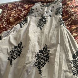 Indian Gown With Little Embroidery 