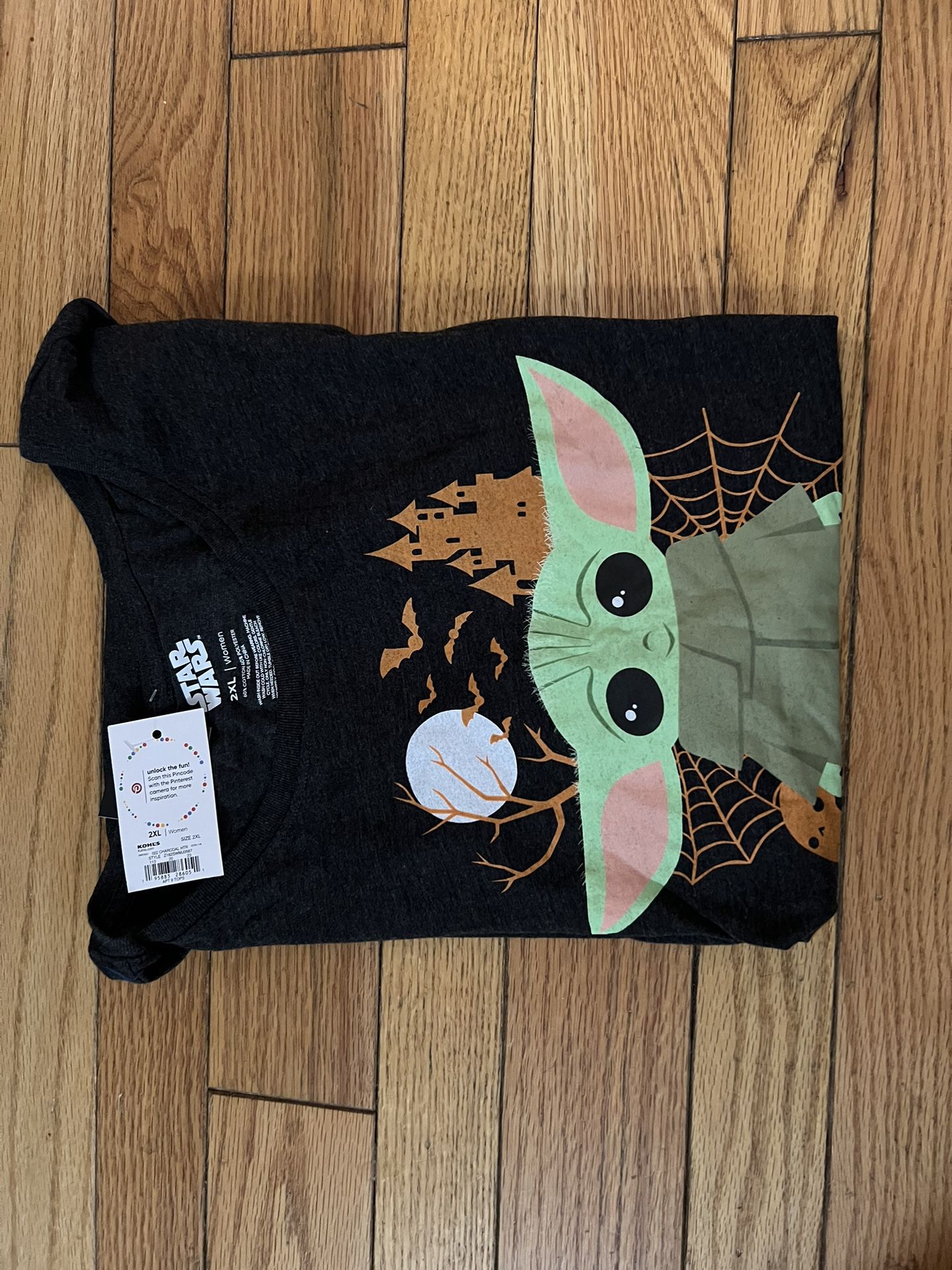 Star Wars 2XL Baby Yoda Halloween T Shirt Women-NWT