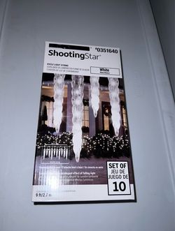 Icicle Shooting Star Christmas Lights