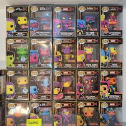 Marvel Black Light Funkos
