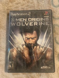 X-Men Origins Wolverine For A Playstation 2 Comes With Case Book And Game 