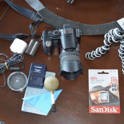 LUMIX Camera & Bag W/ Extras 