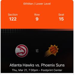 Suns vs Hawks