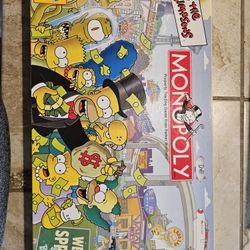 2001 Simpsons Minopoly Game