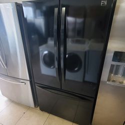 Black Kenmore Refrigerator 