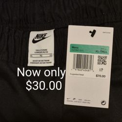 Nike Standard Fit Taoered Leg Size Xl-Tall