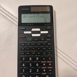Advanced Sharp DAL EL-531GT Scientific Statistical Calculator with proven cover