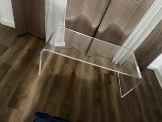 Clear Coffee table