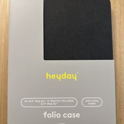Heyday Folio Case: 10.9” iPad Air, 11” iPad Pro (Pre 2024), 11” iPad Air with Stylus holder