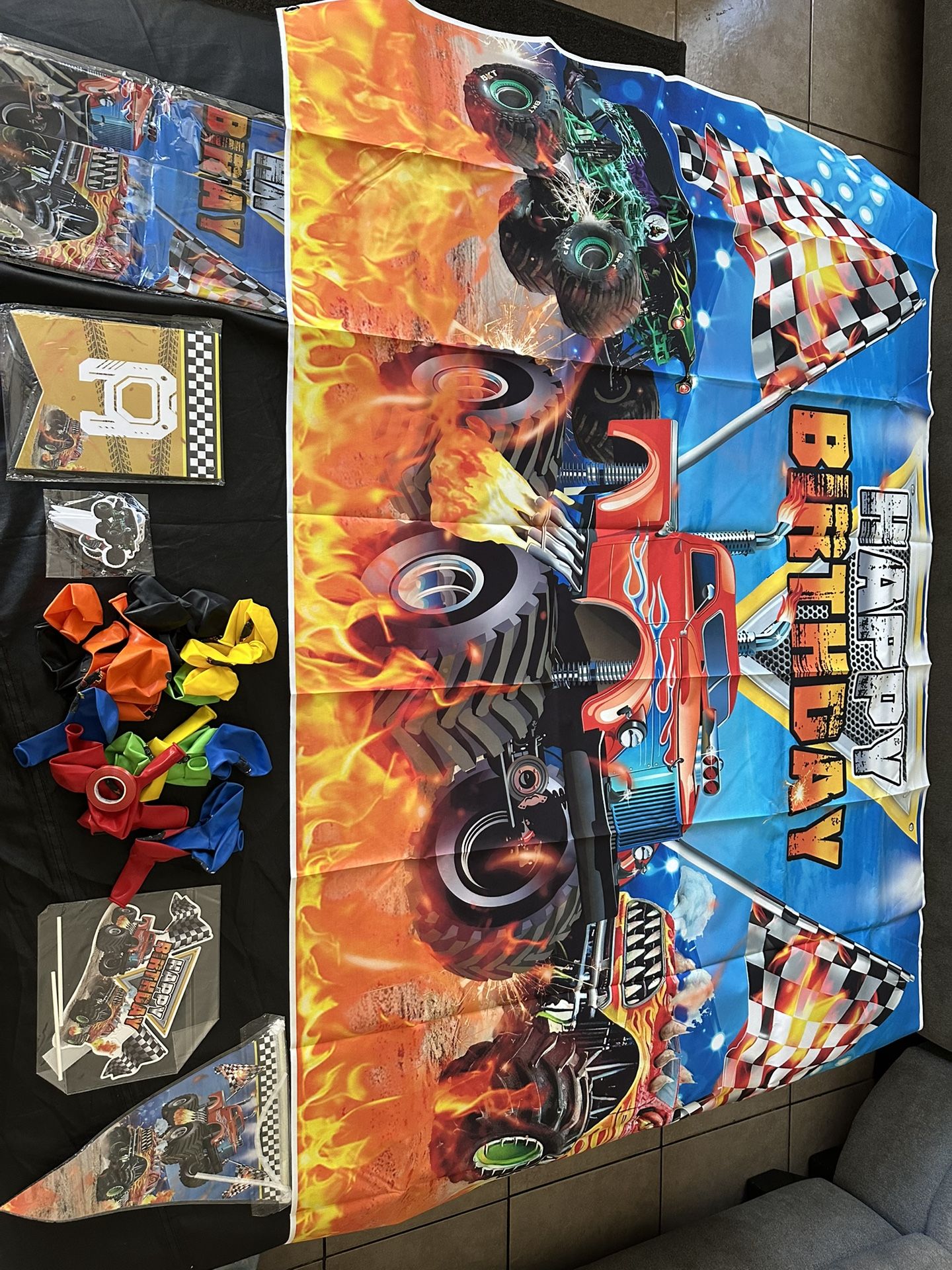 Monster jam party supplies