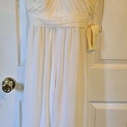 Nwt LanTing Bride Sleeveless Ivory Pant Suit Romper Size 2
