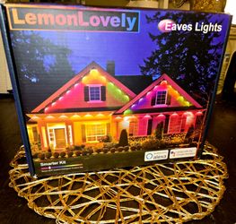 lemonlovely Permanent Outdoor Lights for House, RGB+IC  Waterproof Smart Eave Lights