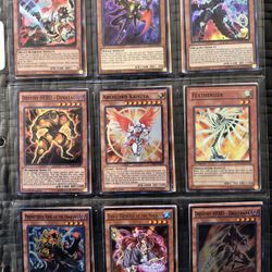 90 Yugioh Holographic Cards