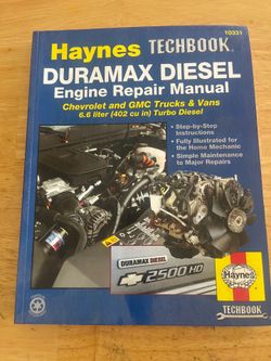 Haynes Repair Manuel Duramax Diesel
