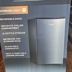 Midea 3.3 Cu.ft. Single Door Compact Refrigerator 