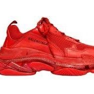 Balenciaga Triple S Red Dm For Pics