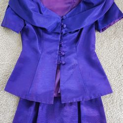 Purple Formal Dress - Size 3/4