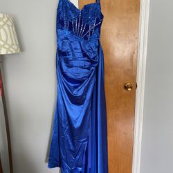 Royal Blue Evening Gown