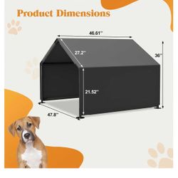 Outdoor large dog tent