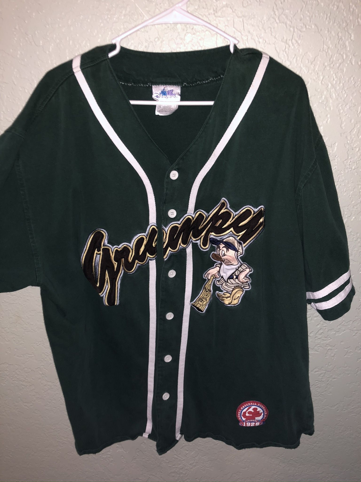 Disney Grumpy Baseball Jersey XL