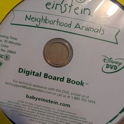 Vintage Baby Einstein neighborhood animals digital board book DVD