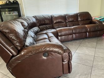 Leather Sectional