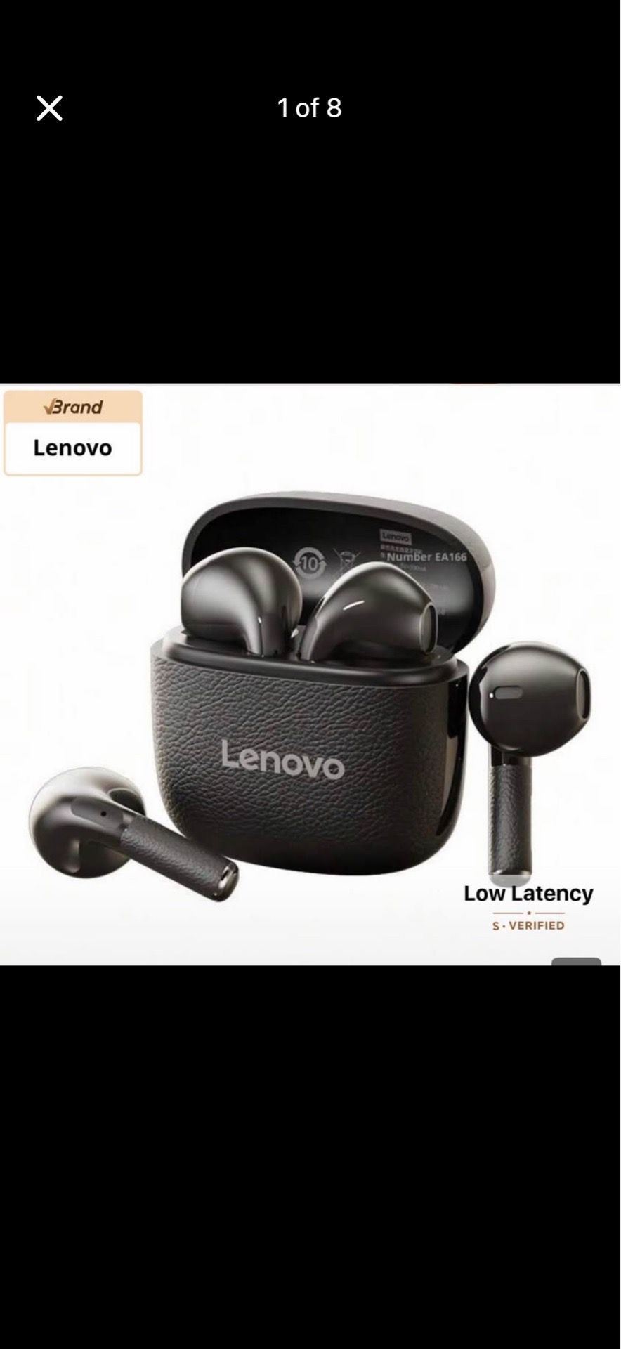 Brand New-Lenovo EA166 Bluetooth 5.4 Earphones: High-Quality Sound, Smart Noise Cancellation