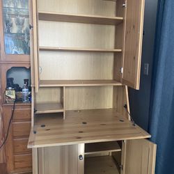 Hutch/ Desk/ Storage Cabinet