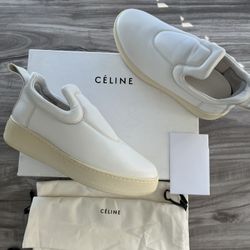 Celine Slip On Trainer Cream Sneaker Size 8 Women’s (EU 38)