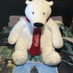 Extra large Coca-Cola bear