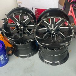 20x12 6 Lug Universal Wheels 