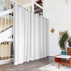 NEW - ROOM DIVIDER, 10’ WIDE, NATURAL WHITE