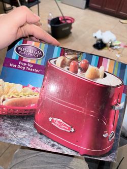 Pop up hot dog toaster